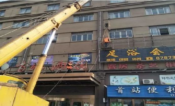 顺昌安装较高的门店招牌有什么好的方法？